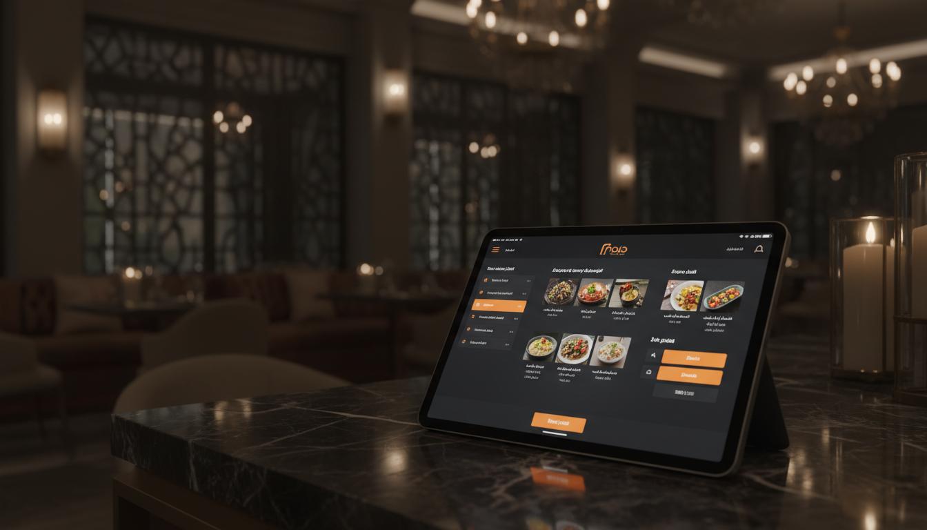 Sutumatic POS in restaurant